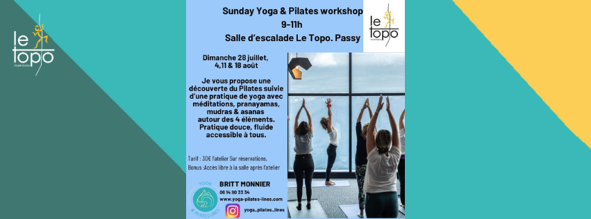 Ateliers Pilates & Yoga cet été