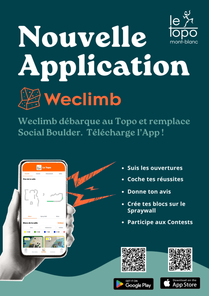 Nouvelle Application Weclimb